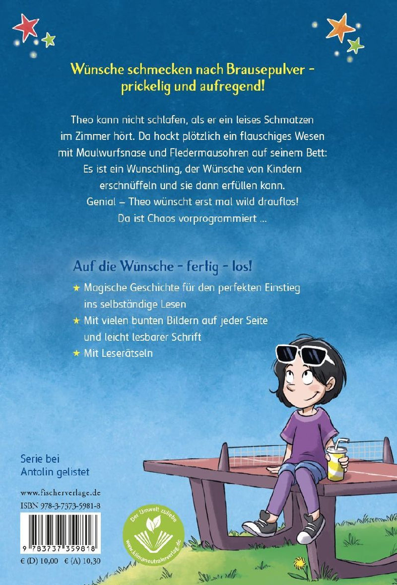 Der Wunschling - Wünsche schmecken nach Brausepulver (Rückseite)