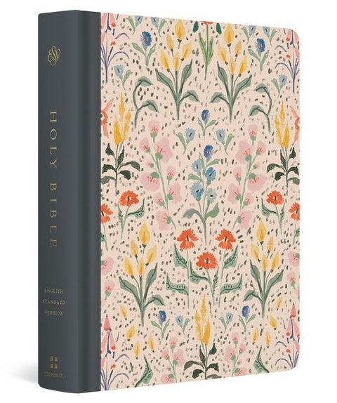ESV Single Column Journaling Bible, Artist Series (Cloth Over Board, Lulie Wallace, in Bloom)