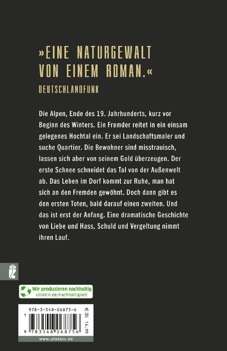 Das finstere Tal (Rückseite)