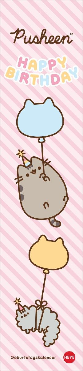 Pusheen Geburtstagskalender Langplaner