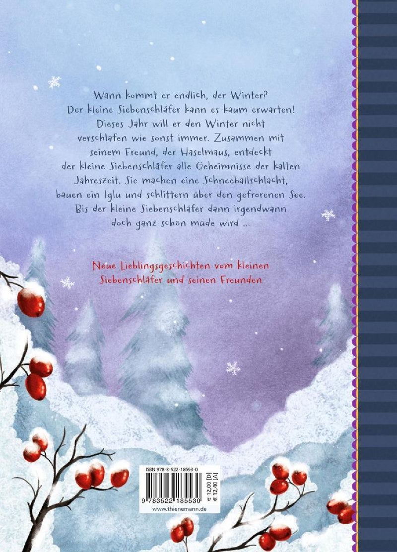 Der kleine Siebenschläfer: Eine Pudelmütze voller Wintergeschichten (Rückseite)