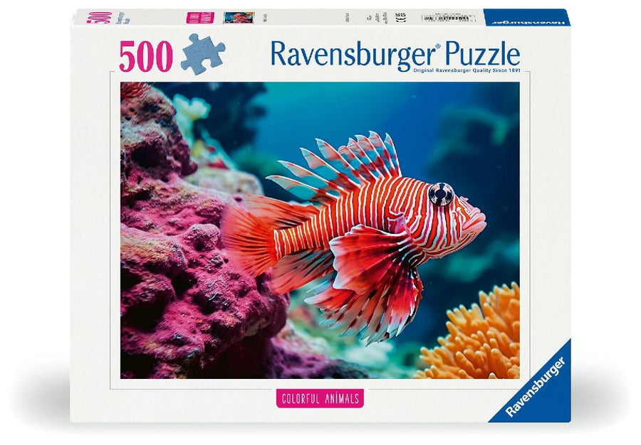 Erwachsenenpuzzle "Colorful Animals" 500 Teile - Rotfeuerfisch