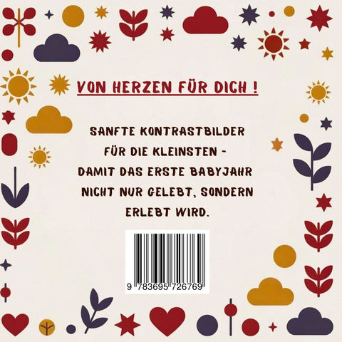 Mein erstes Geschenk zur Geburt - Kontrastbuch für Babys