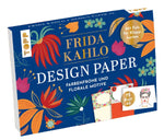 Design Paper Frida Kahlo DIN A5. Mit Falz für Klappkarten