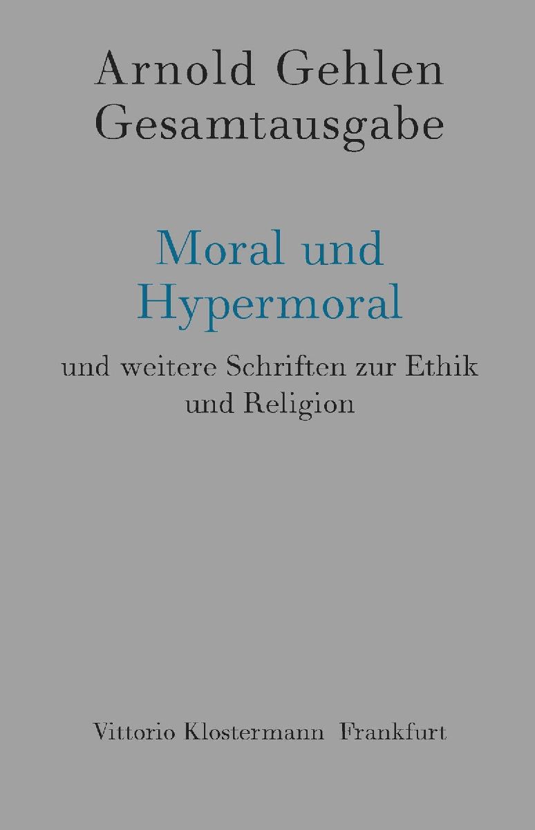 Moral und Hypermoral