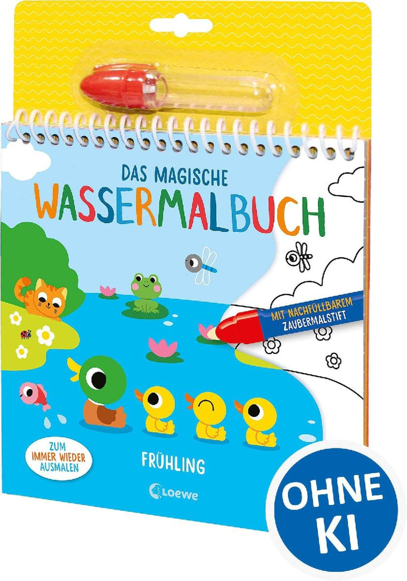 Das magische Wassermalbuch - Frühling