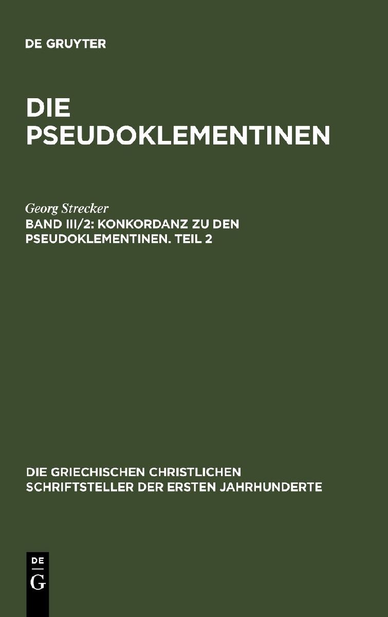 Konkordanz zu den Pseudoklementinen, Teil 2