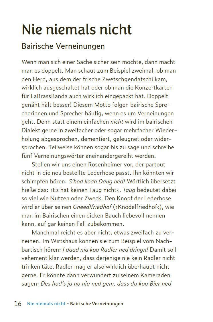 Bairisch (Innenansicht)