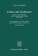 Frieden oder Pazifismus?