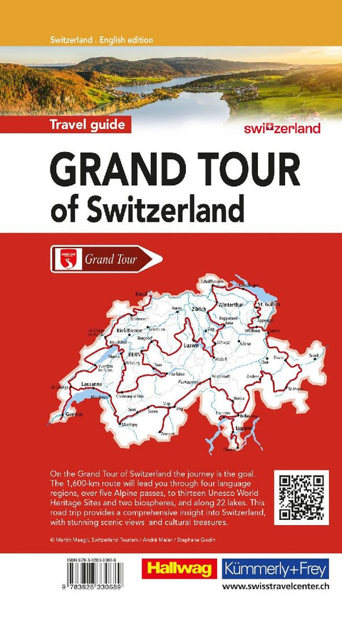 Hallwag Reiseführer Grand Tour of Switzerland, englische Ausgabe