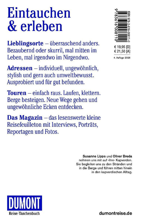DUMONT Reise-Taschenbuch Reiseführer Kapverden. Cabo Verde