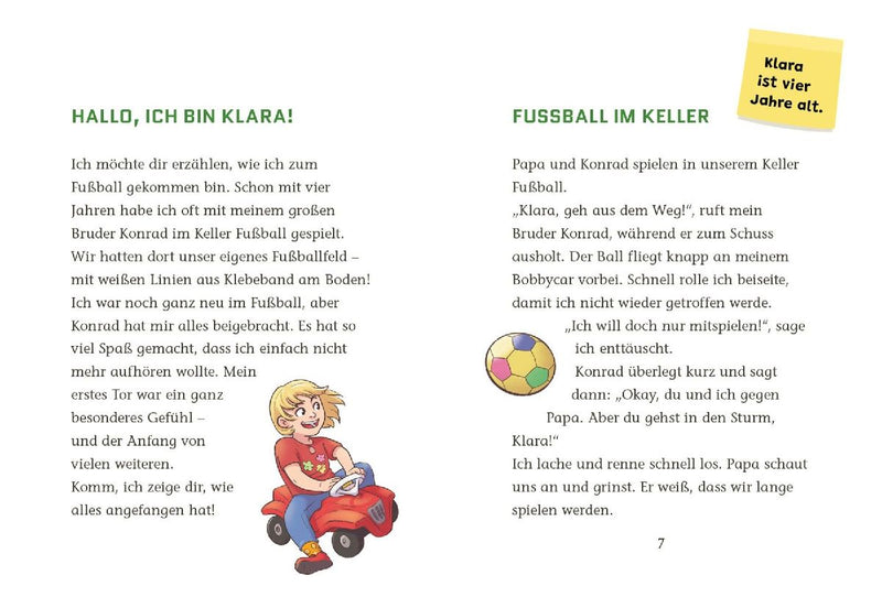 Sportstars erzählen (Erstlesebuch, Bd. 2) (Innenansicht)