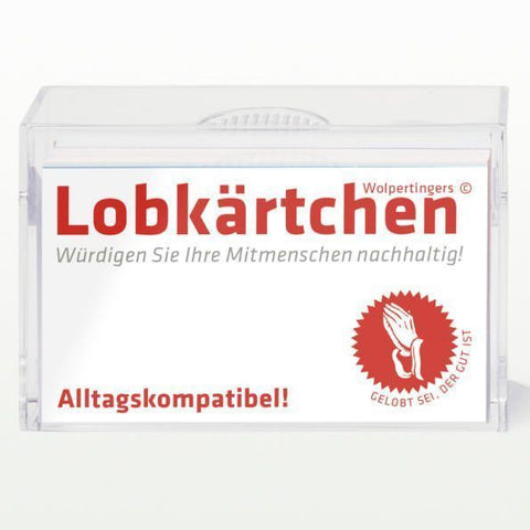 Lobkärtchen Erwachsene / 100 Papierkärtchen