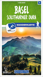 Basel / Solothurner Jura 05 Wanderkarte 1:40 000 matt laminiert