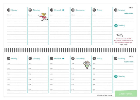 ErzieherInnen-Tischkalender 2026 / 2027