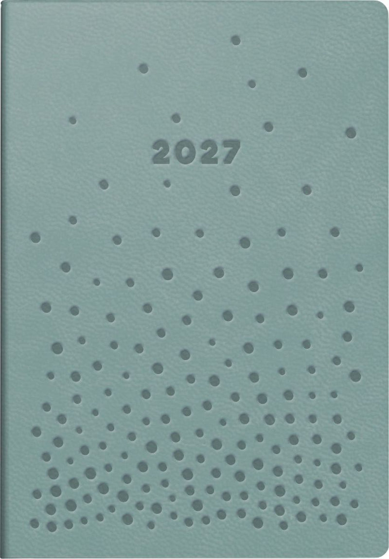rido/idé 7011055047 Taschenkalender Mod. partner/Industrie I 2027 "Dots" A7, Kunstleder