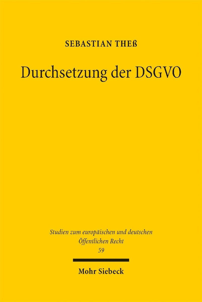 Durchsetzung der DSGVO
