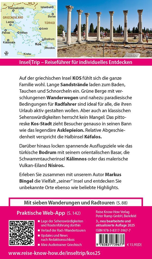 Reise Know-How InselTrip Kos (Rückseite)