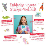 Metallic-Sticker Tiere (Innenansicht)