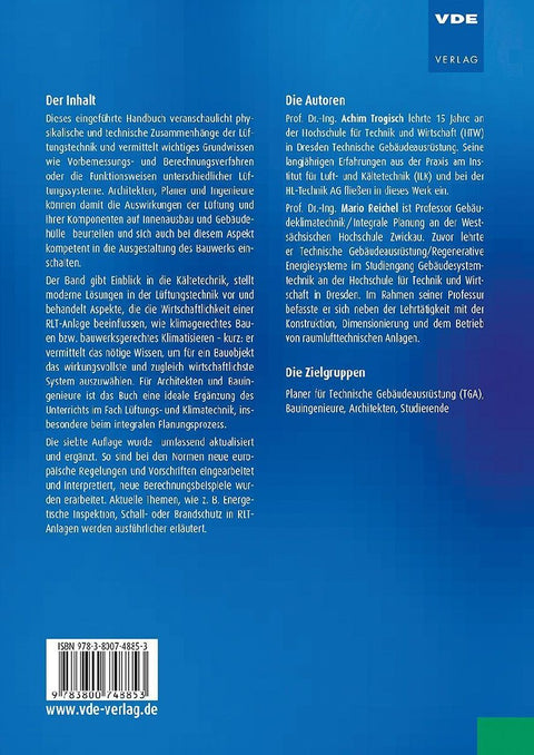 Planungshilfen Lüftungstechnik