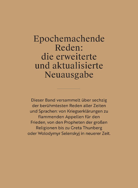 Reden, die unsere Welt veränderten