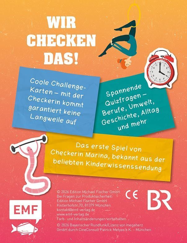 Kartenspiel: Checkerin Marina: Checkst du's? - Das Spiel (Rückseite)