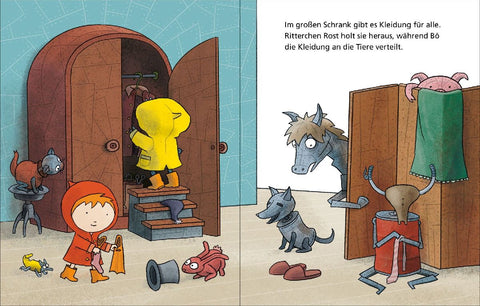 Ritterchen Rost - Jacke, Stiefel, Mütze, ab in die Pfütze!: Pappbilderbuch (Ritterchen Rost)