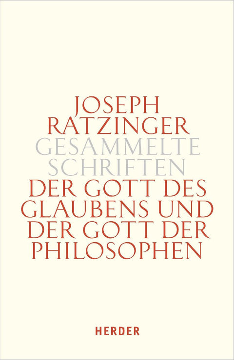 Der Gott des Glaubens und der Gott der Philosophen