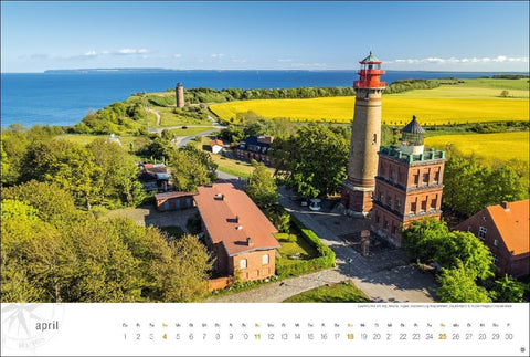 Ostsee Globetrotter Kalender 2027 - Von behaglichen Strandkörben und rauen Küsten
