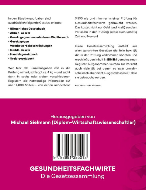 Gesundheitsfachwirte: Die Gesetzessammlung