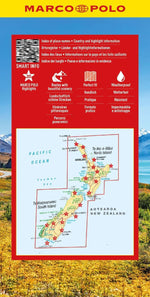 MARCO POLO Reisekarte Neuseeland 1:1 Mio. (Rückseite)