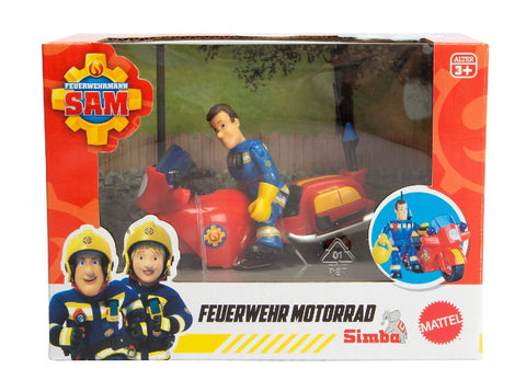 Sam Feuerwehr Motorrad mit Figur