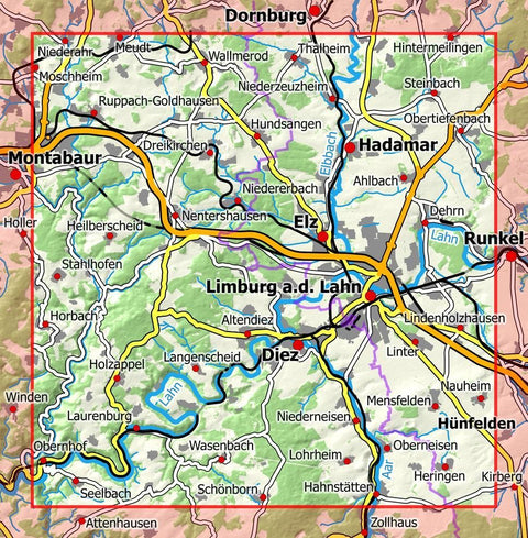 Limburg a.d. Lahn und Umgebung 1 : 25 000, Blatt 43-558