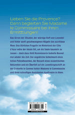 Madame le Commissaire und der Tod des Polizeichefs (Rückseite)