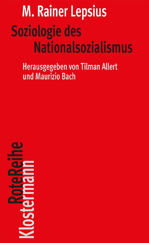 Soziologie des Nationalsozialismus