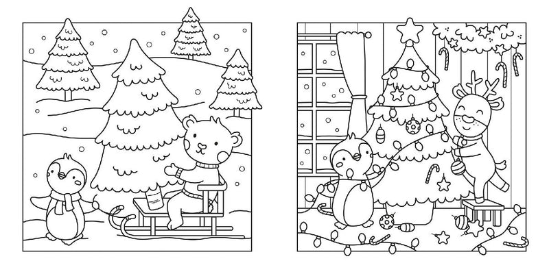 Cosy Coloring - Süßer Weihnachtszauber (Innenansicht)