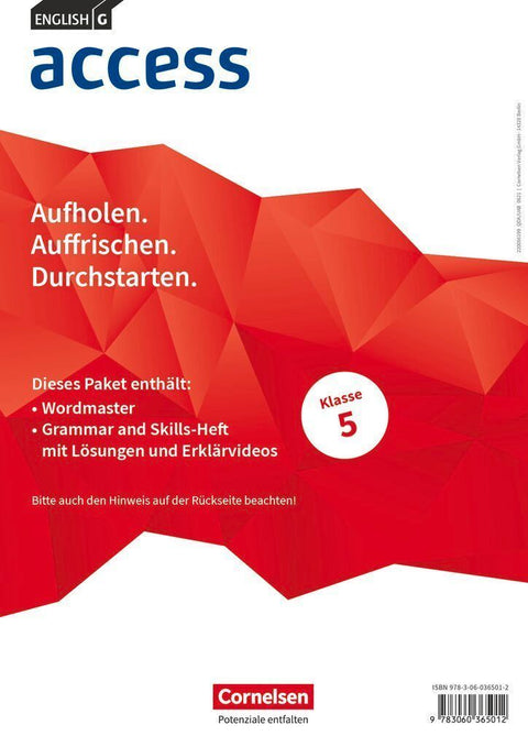 English G Access Band 1: 5. Schuljahr - Wordmaster und Grammar and Skills (Im Paket)