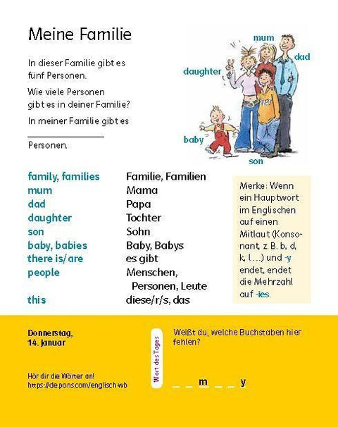 Langenscheidt Kinderkalender Englisch 2027