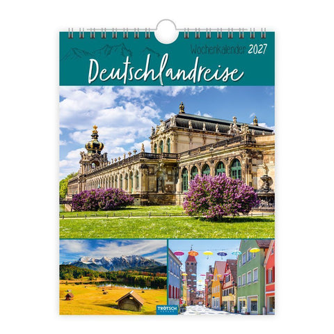 TRÖTSCH - Wochenkalender zum Hängen Deutschlandreise 2027