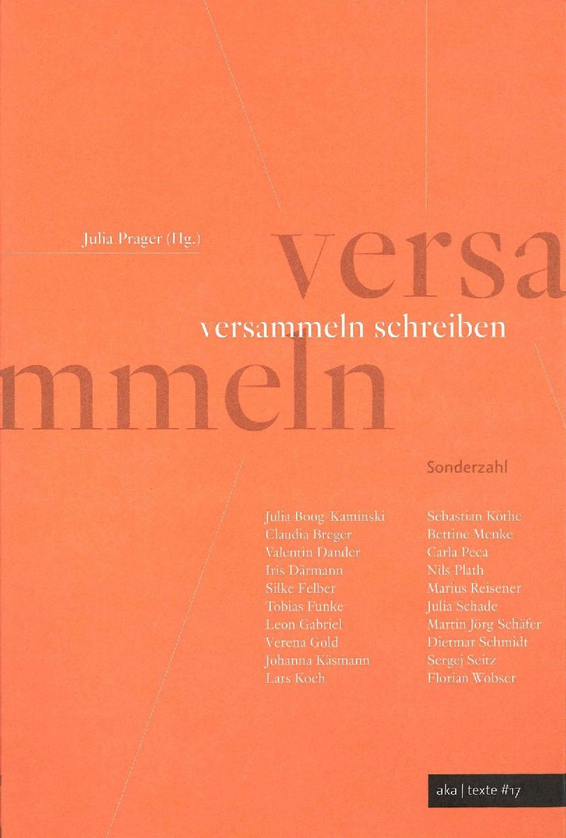 versammeln schreiben