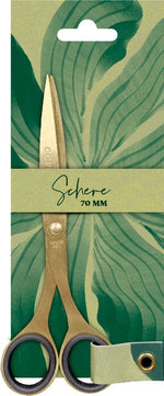 Schere in Gold