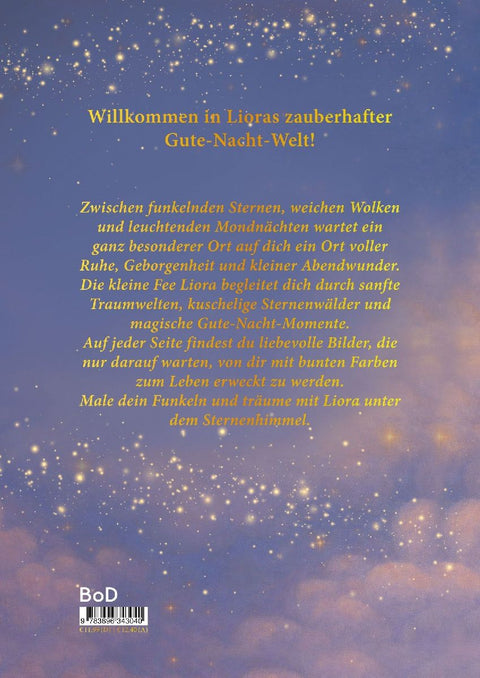 Liora - Wenn das Funkeln nicht schlafen kann - Malbuch