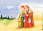 Die Emmausgeschichte. Kamishibai Bildkartenset. (Innenansicht)