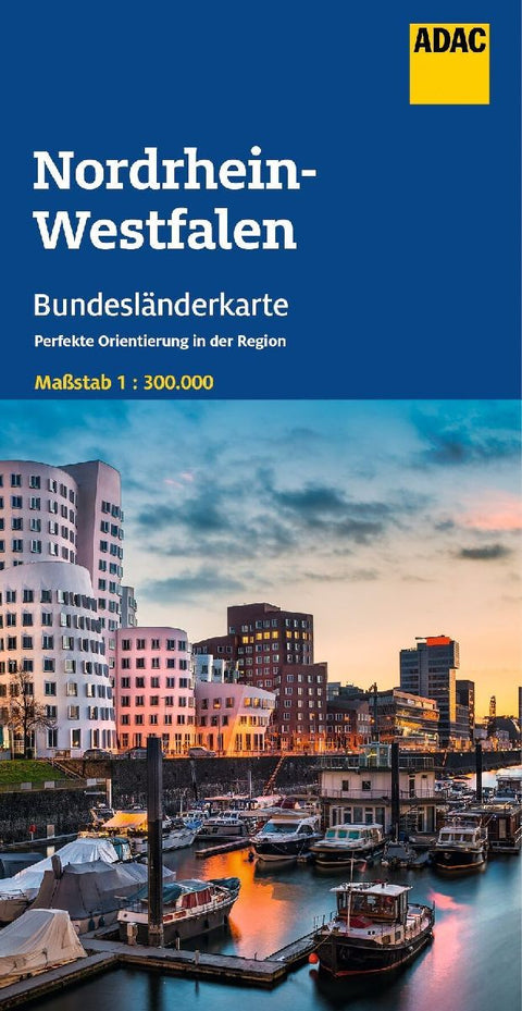 ADAC Bundesländerkarte Deutschland 06 Nordrhein-Westfalen 1:300.000