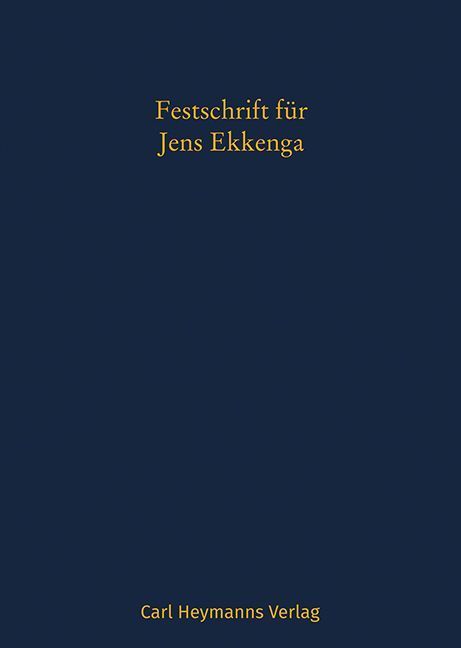 Festschrift für Jens Ekkenga