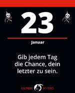 Der schwarze Kalender (Innenansicht)