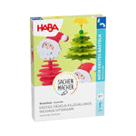 Bastelset - Erstes Fädeln Filzgirlande Weihnachtsmann (Innenansicht)