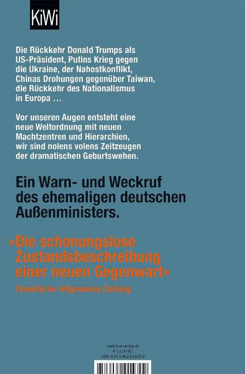 Die Kriege der Gegenwart und der Beginn einer neuen Weltordnung