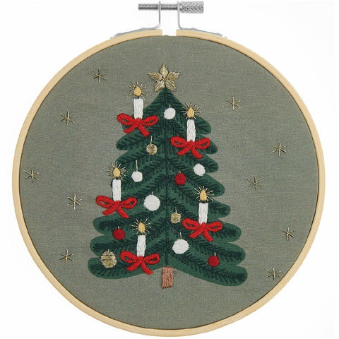 Stickpackung Vorgezeichnet, Weihnachtsbaum