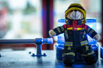 Feuerwehr Plüschbär Rosenbauer, 30cm